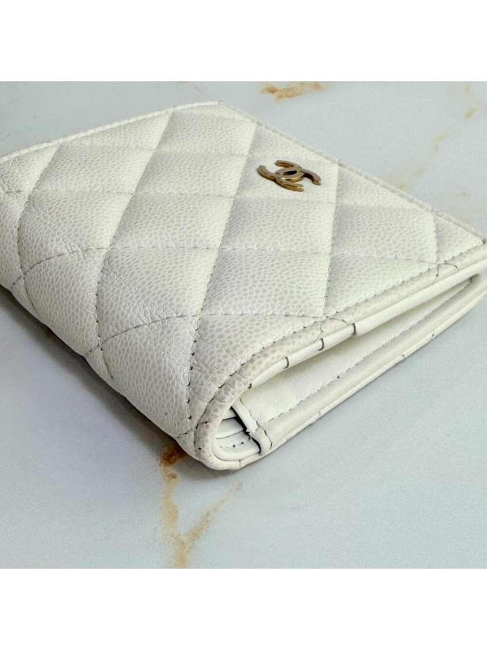 Chanel Quilted Caviar Leather Bifold Wallet - Picture 7 of 16